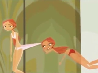 Cool animated film/Anime/Hentai Wedgie Compilation