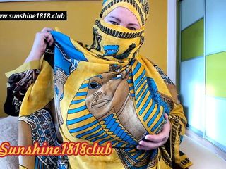 Arab Egyptian slut in hijab giant boobs cam 10 24