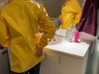 Beginner making an attempt on leather-based jacket and raincoats haul – why women take goodbye to get able