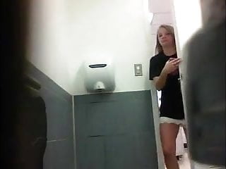 Bootylicious teenager ass cheeks sitting on the bathroom to pee, bathroom secret agent