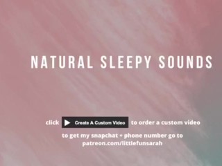 simply herbal sleepy noises (Audio porn)