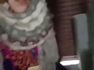 Lovely hijabi muslim woman giving blowjob
