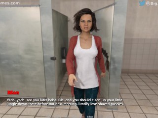 TEMPTATIONS ARE EVERYWHERE #2: COUPLE FUCKS IN A PUBLIC BATHROOM (GAMEPLAY)