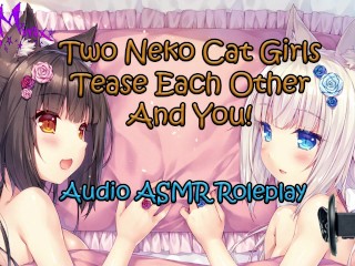 ASMR – Two Anime Neko Cat Ladies Tease Each and every Different And YOU! Audio Roleplay
