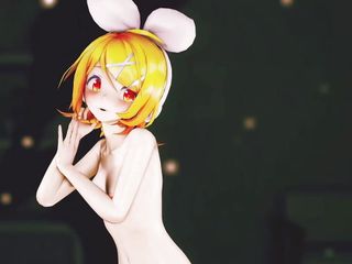 Rin Dancing + Slow Undressing (3-D HENTAI)