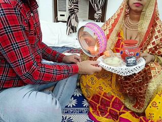 Karwa chauth particular 2022 indian xxx desi husband fuck her spouse hindi audio with grimy communicate