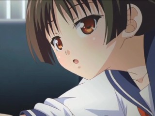 Busty younger girl fucks along with her sensei | Anime hentai