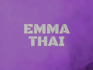Emma Thai Teasing and Dancing in Inexperienced Bra