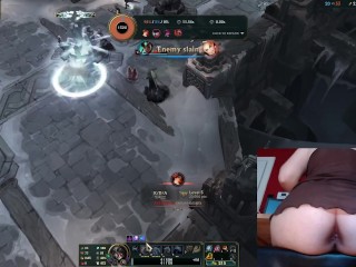 I display my stretched butthole whilst I play League of Legends #17 Luna