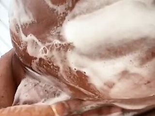 Soapy Pussy in Out of doors Bathe