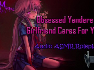 ASMR – YANDERE Female friend Cares For You! (ear cleansing) ( scissor ) ( latex ) Audio Roleplay