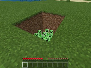 Getting Fucked by means of a Creeper in Minecraft 9: Creeper Pit