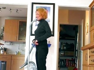 Busty German housewife getting banged through her good-looking neighbor