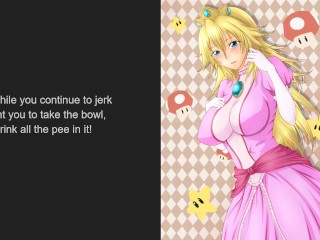 Princess Peach 2 – Humiliation, Mouth Soaping, Spit, Piss, Ass, Puppy, and Breath Play JOI