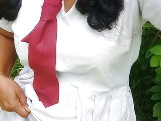 Srilankan college lady out of doors horny video.asian school lady scorching observed, village college lady  appearing her horny along with her uniform.intercourse