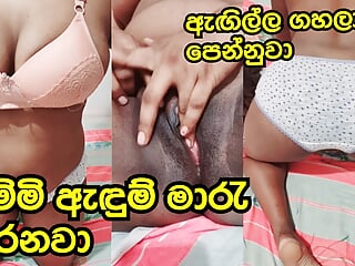 Sri Lankan Giant Boobs Lady Pussy Fingering
