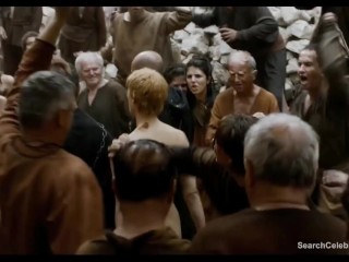 Cersei Lannister nue pour nous dans Recreation of Thrones
