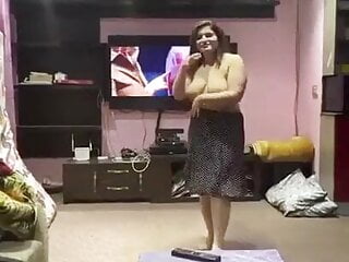 Pakistani woman – nude dancing at personal celebration.