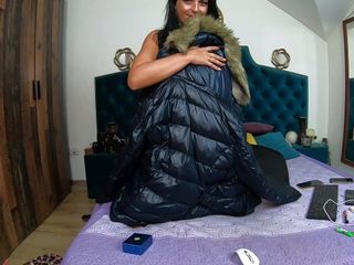 Milfycalla-i Can't Get Sufficient of Masturbating with This Inexperienced Fur Lengthy Jacket 189