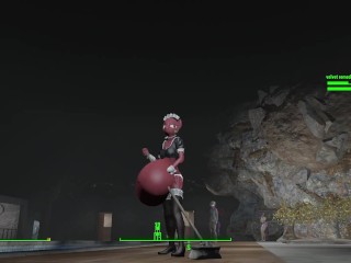 feeding myself to a ghoul (fallout four vore mod)