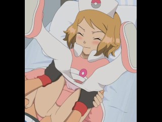 Serena the kalos queen loves dick and cum