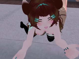 VrChat Fucking my Brains out Puppy Taste then Cums Deep Inside Me