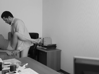 Boss fucks my spouse on the place of business on hidden cam once more. (Slutty secretary)