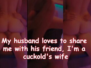 My husband likes to percentage me together with his buddy, I'm a cuckold's spouse