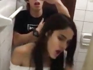 Spanish woman fucked in rest room