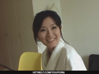 Lovely Asian Cougar Manami Komukai threesome motion! – Extra at Japanesemamas.com