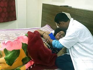 Indian scorching Bhabhi fucked through Physician! With grimy Bangla speaking