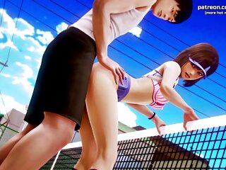Waifu Academy – Lovely Little 18yo Asian Stepsister Youngster Creampied By way of Giant Cock Stepbrother At The Tennis Court docket – #32
