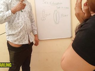 Indian xxx Tuition trainer educate her pupil what’s pussy and dick via Jony Darling
