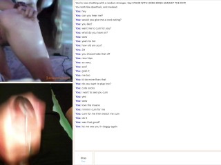 A Sizzling Masked Youngster Strips Out Of Her Underwear On Omegle