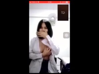 Thai youngster giant boobs | สาวอาชีวะโชว์นม