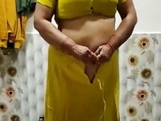 Indian Mature Aunty Converting Garments