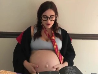 Hermione Pregnant Abdominal