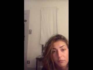 Periscope – French woman will get spank together with her titties out