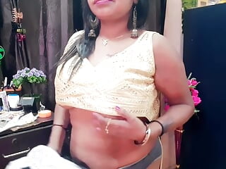 Indian Housewife Attractive Girl Display Section 25