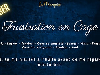 French Audio Roleplay   I'm irritating you to your little cage