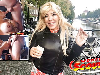 GERMAN SCOUT – FIT MATURE MONICA PICKED UP AND FUCKED ON STREET