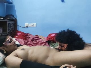 My mallu spouse pussy lick and boobs press