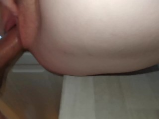 Daddy grinds on and fucks me at the kitchen counter – Novice POV