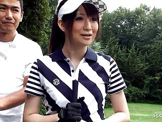 Trainer and different Guys communicate Eastern Teenager to Blowbang at Golfing Lesson