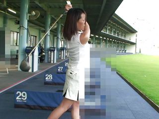 Jap MILF golfing date and love love at love lodge