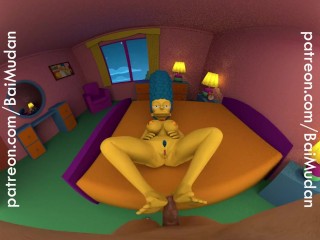 The Simpsons – Marge Simpson Footjob POV