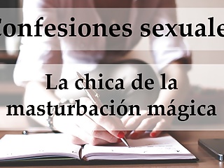 Confesion Sexual. L. a. Chica De Las Pajas Magicas. Spanish.