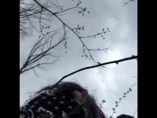 Snapchat Slut Will get Pounded In Wooded area and Will get a Creampie
