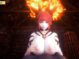 Hentai 3-d (HS32) – Giant boob hearth dragon