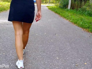 HORNY TEEN GETS CAUGHT MASTURBATING IN PUBLIC FOREST! FLASHES PUSSY IN PUBLIC! – ANGELINAPUX 4K